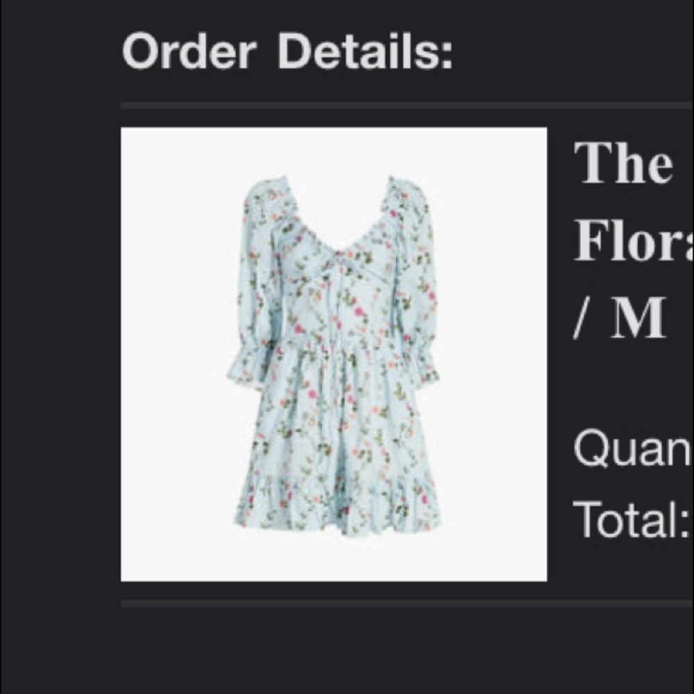 Hill House Samantha dress in Pond Floral Poplin (2022 spring) worn once
